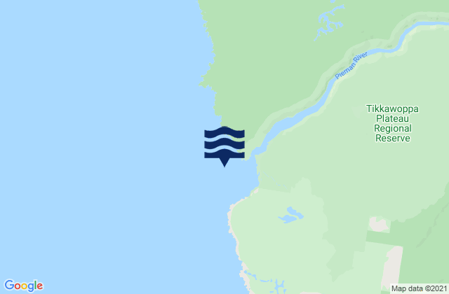 Karte der Gezeiten Hardwicke Bay, Australia