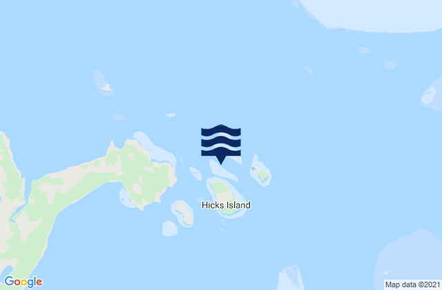 Karte der Gezeiten Harvey Island, Australia