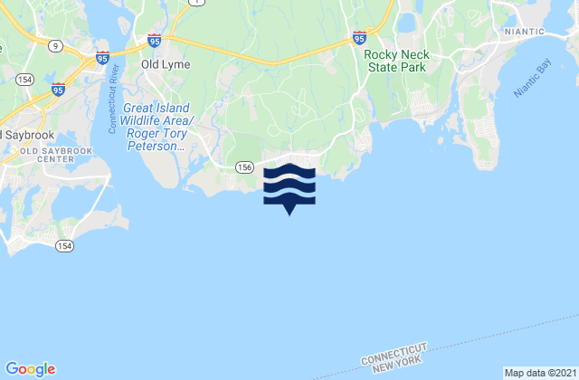 Karte der Gezeiten Hatchett Point 1.1 miles WSW of, United States