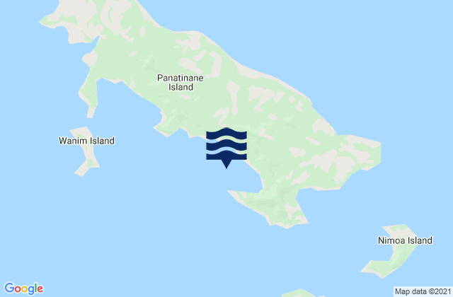 Karte der Gezeiten Hati Lawi Harbour, Papua New Guinea