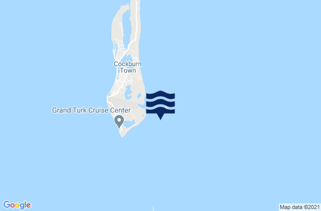 Karte der Gezeiten Hawks Nest Anchorage (Turks Islands), Dominican Republic