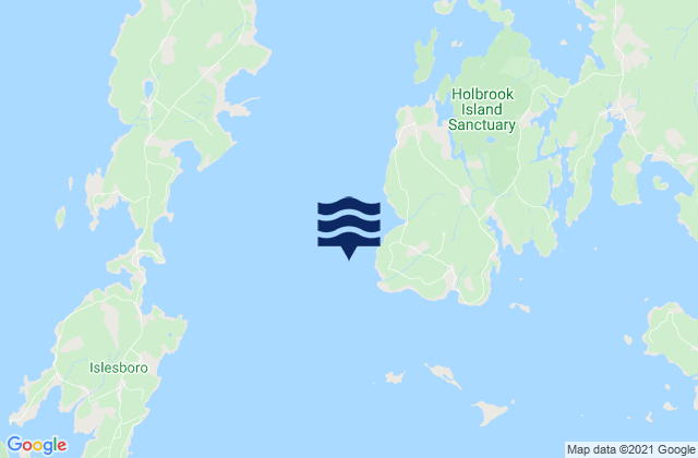 Karte der Gezeiten Head of the Cape NNW of Penobscot Bay, United States