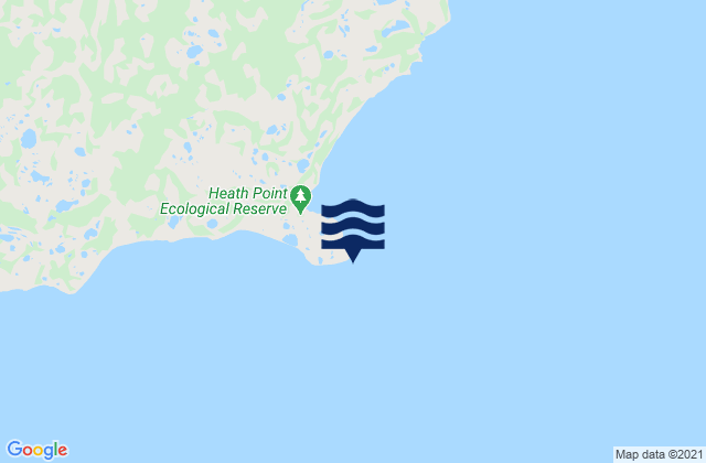 Karte der Gezeiten Heath Point, Canada