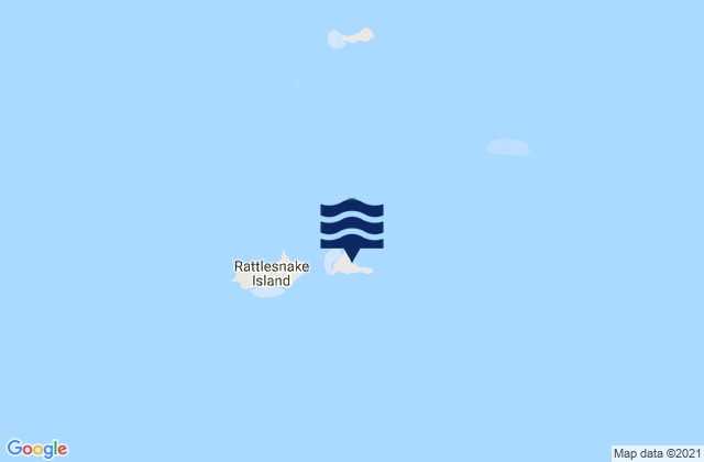 Karte der Gezeiten Herald Island, Australia