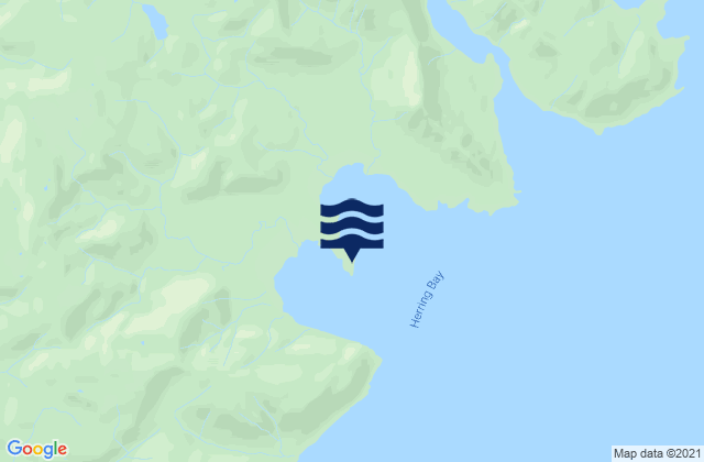 Karte der Gezeiten Herring Bay, United States