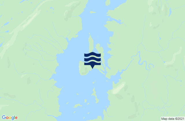 Karte der Gezeiten High Island, United States