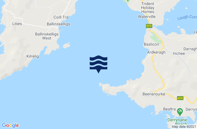 Karte der Gezeiten Hogs Head, Ireland