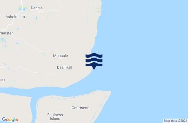 Karte der Gezeiten Holliwell Point, United Kingdom