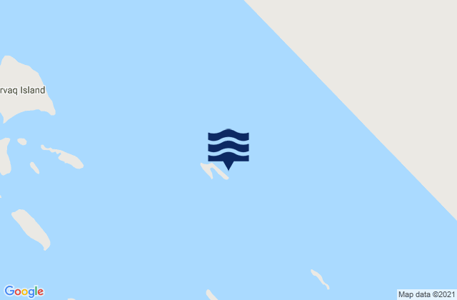 Karte der Gezeiten Hook Island, Canada