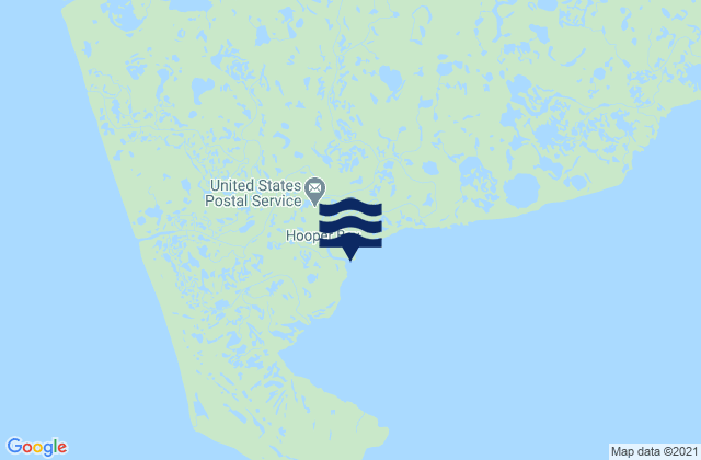 Karte der Gezeiten Hooper Bay, United States
