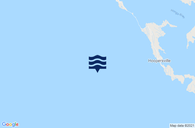 Karte der Gezeiten Hooper Island Light, United States