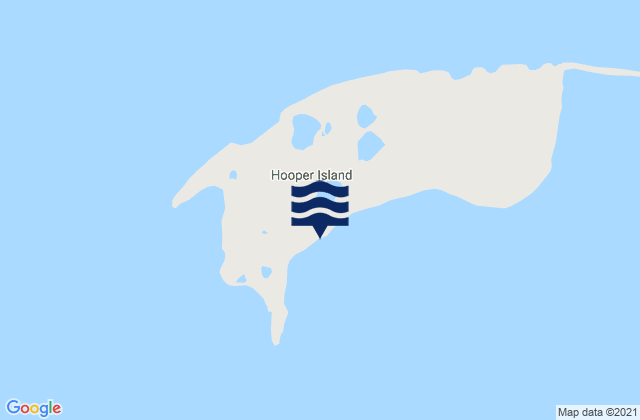 Karte der Gezeiten Hooper Island, United States