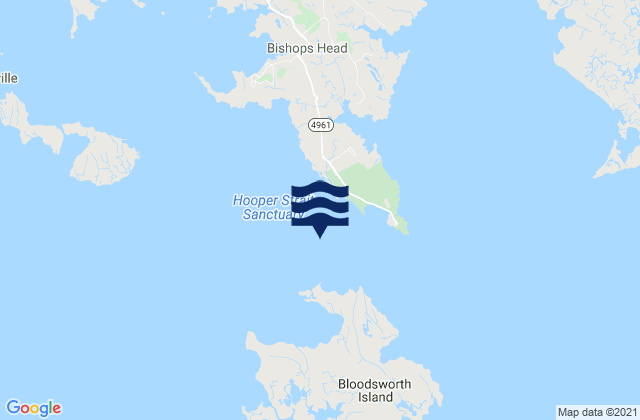 Karte der Gezeiten Hooper Strait at Buoy 4, United States