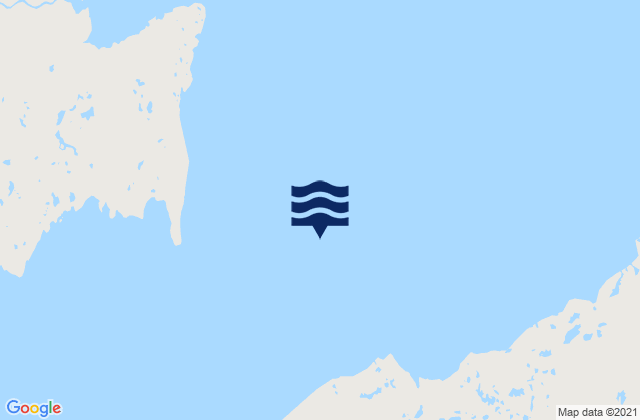 Karte der Gezeiten Hopes Advance Bay, Canada