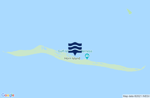Karte der Gezeiten Horn Island, United States