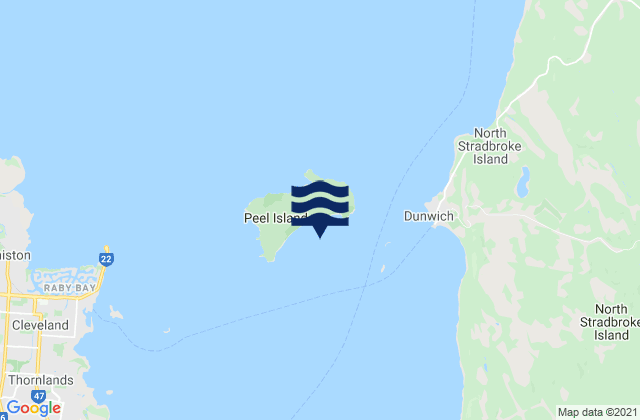 Karte der Gezeiten Horseshoe Bay, Australia