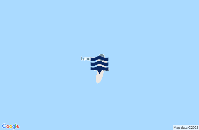 Karte der Gezeiten Houk Municipality, Micronesia