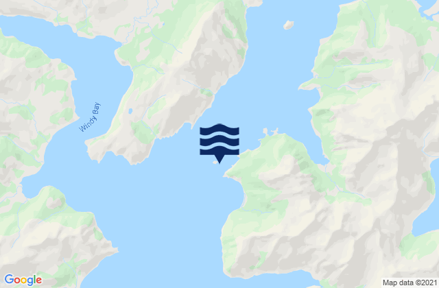 Karte der Gezeiten Hump Island (Kuiukta Bay), United States