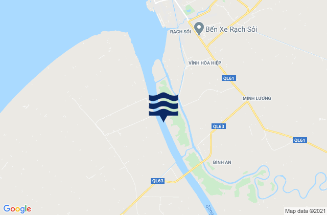 Karte der Gezeiten Huyện An Biên, Vietnam