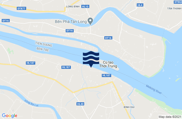 Karte der Gezeiten Huyện Bình Đại, Vietnam