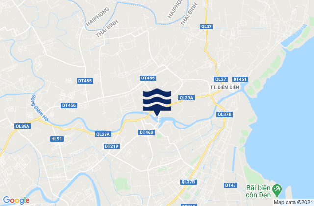 Karte der Gezeiten Huyện Thái Thụy, Vietnam