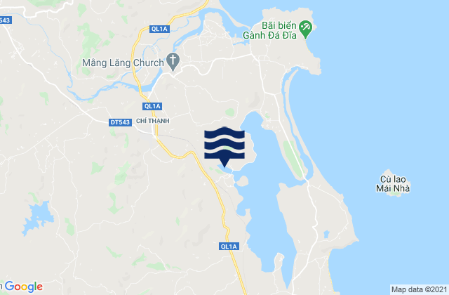 Karte der Gezeiten Huyện Tuy An, Vietnam
