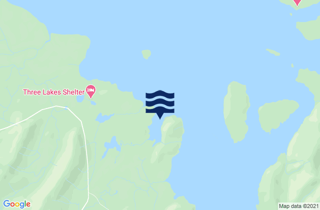 Karte der Gezeiten Ideal Cove, United States