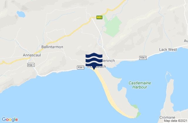 Karte der Gezeiten Inch Strand, Ireland
