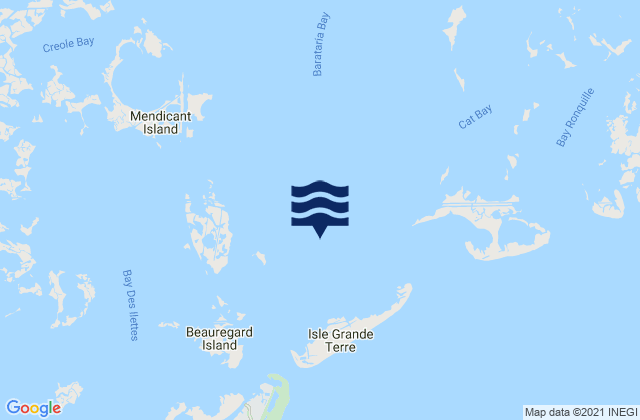 Karte der Gezeiten Independence Island, United States
