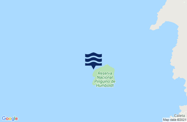 Karte der Gezeiten Isla Chañaral Lighthouse, Chile