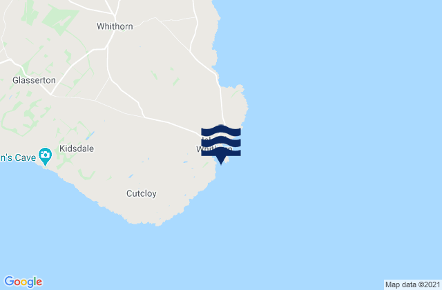 Karte der Gezeiten Isle of Whithorn, United Kingdom