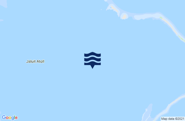 Karte der Gezeiten Jaluit Atoll, Marshall Islands