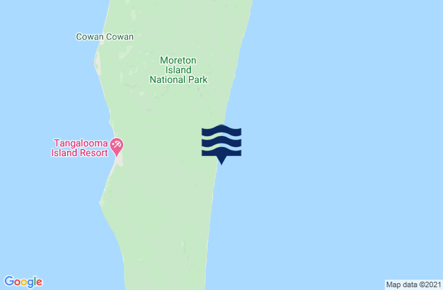 Karte der Gezeiten Jason Beach, Australia