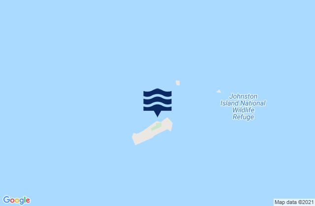 Karte der Gezeiten Johnston Atoll, United States