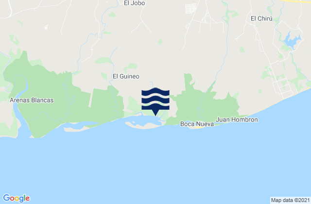 Karte der Gezeiten Juan Díaz, Panama