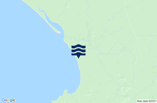 Karte der Gezeiten Juradó, Colombia