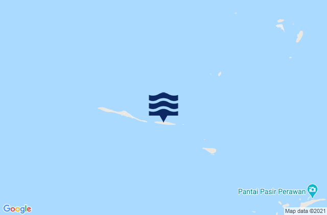 Karte der Gezeiten Kabupaten Administrasi Kepulauan Seribu, Indonesia