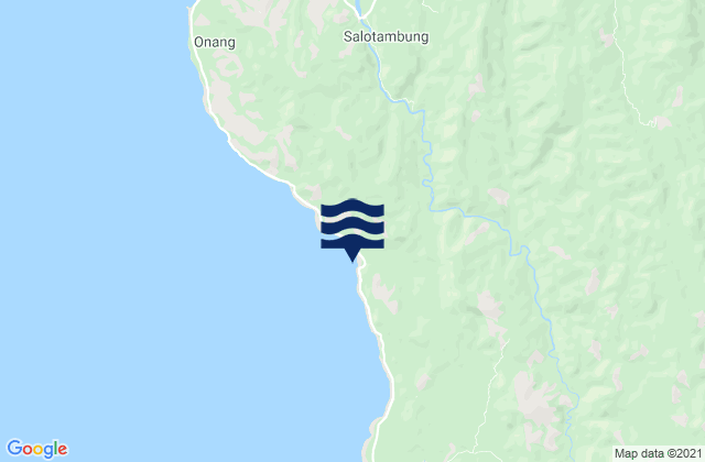 Karte der Gezeiten Kabupaten Majene, Indonesia