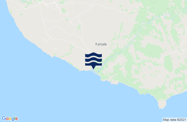 Karte der Gezeiten Kahale, Indonesia