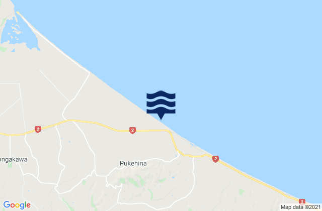 Karte der Gezeiten Kaiwaka Bay, New Zealand