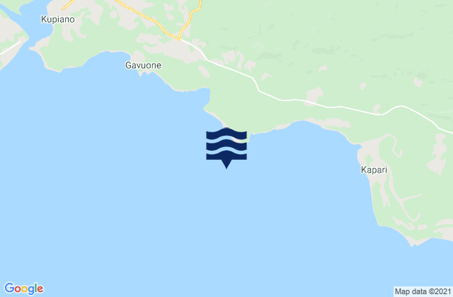 Karte der Gezeiten Kaligola Point, Papua New Guinea