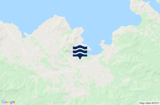 Karte der Gezeiten Kamubheka, Indonesia
