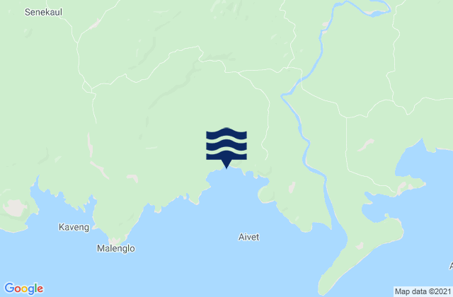 Karte der Gezeiten Kandrian Gloucester, Papua New Guinea