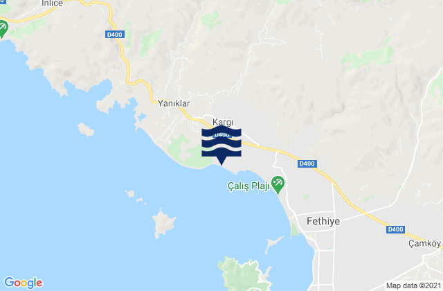 Karte der Gezeiten Kargı, Turkey