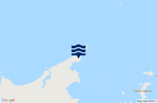 Karte der Gezeiten Karrakatta Bay, Australia