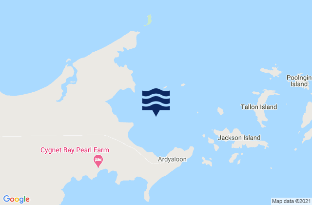 Karte der Gezeiten Karrakatta Bay, Australia