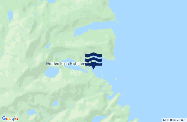 Karte der Gezeiten Kasnyku Bay, United States