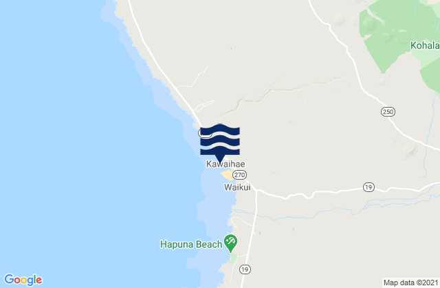 Karte der Gezeiten Kawaihae Harbor, United States
