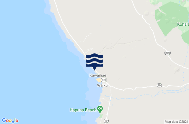 Karte der Gezeiten Kawaihae, United States