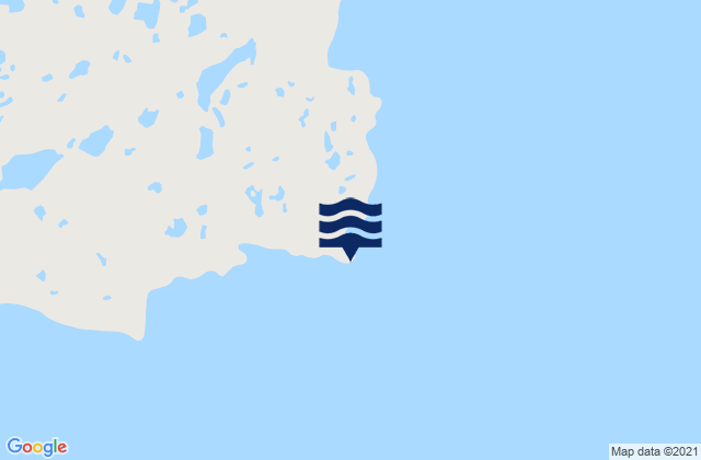 Karte der Gezeiten Kean Point, Canada